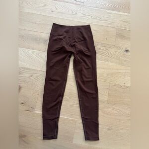Alphalete Brown Amplify Leggings Size M